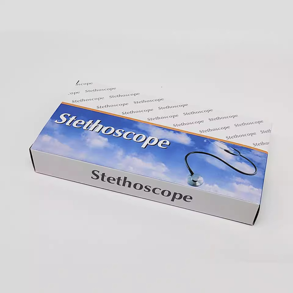 Factory pin aluminum toy stethoscope multi-color optional play doctor receiver cross-border stethoscope