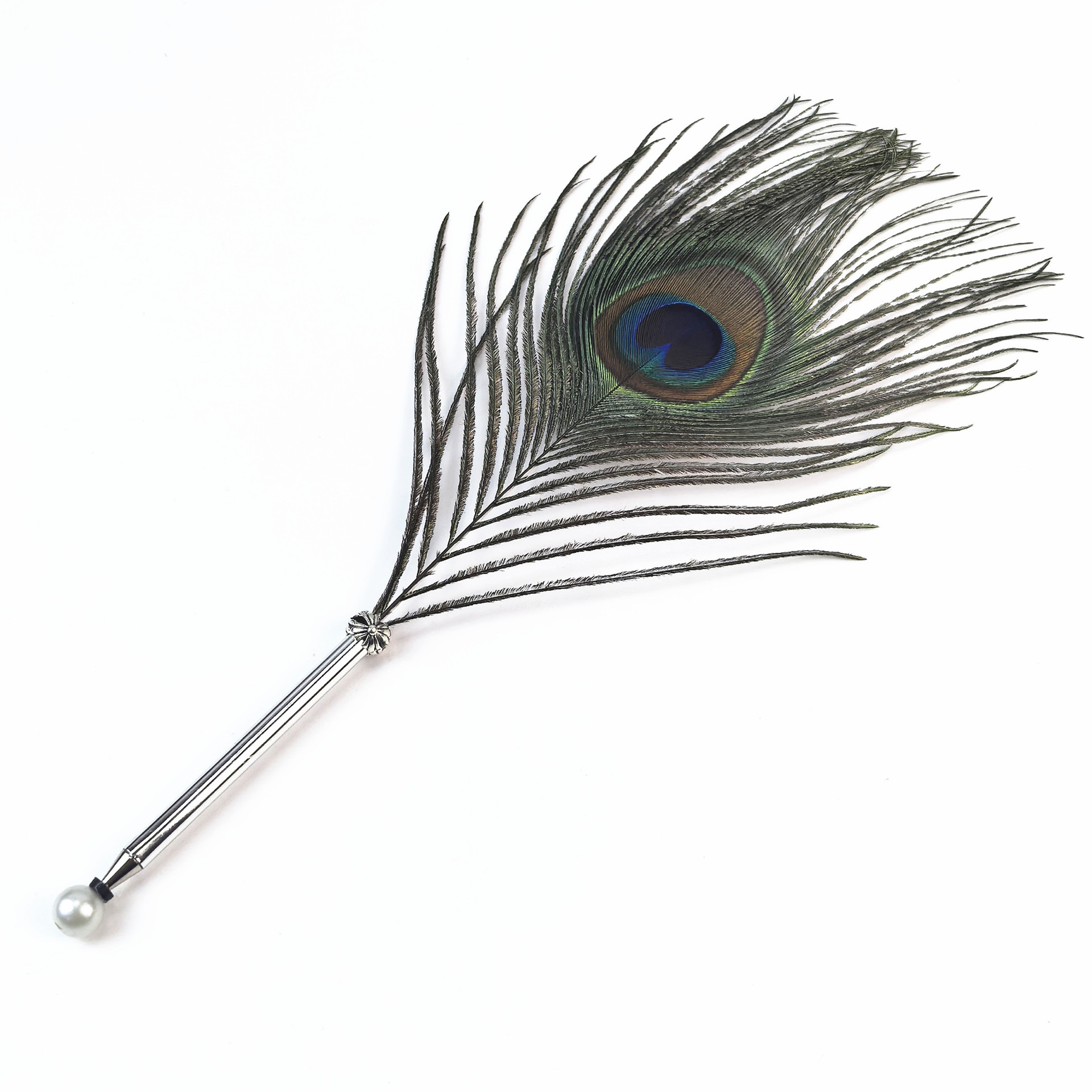 Cross-Border Big-Eyed Peacock Feather Pen European and American Feather Ballpoint Pen Advertising Gift Feather Pen Set Factory Direct Sales