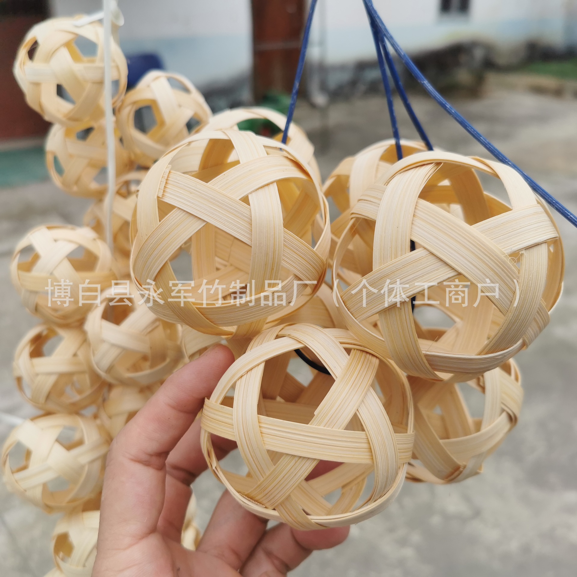 Бамбуковая плетеная футбольная игрушка Цзюцзю пустотелый мяч реквизит плетеный ротанг мяч гортензия бамбуковая лента DIY ручная подвеска