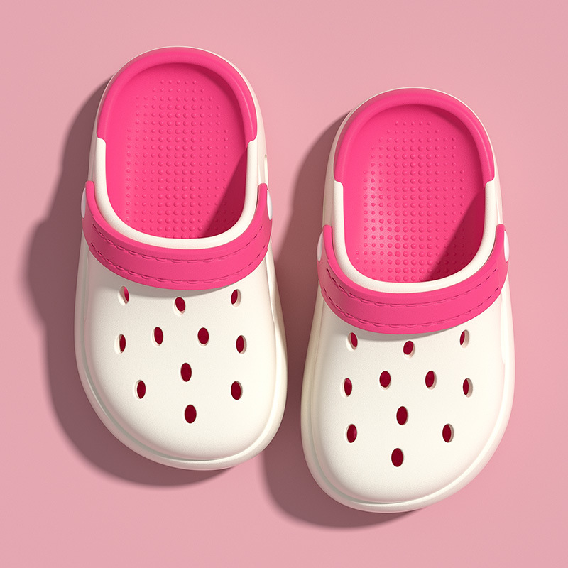 Сандалии для детей с отверстиями, разные узоры, тапочки для мальчиков, сандалии для девочек, уличная обувь, модные