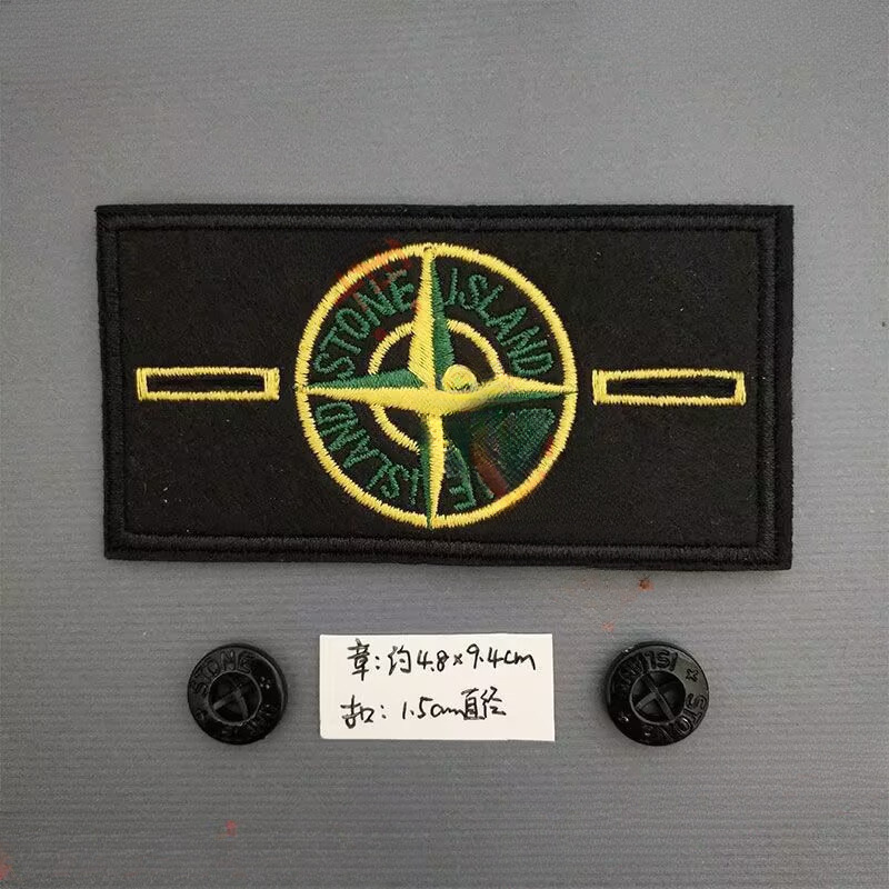 Stone Island Armband Embroidery Patch Armband Ghost Badge Clothing Shoe Decoration