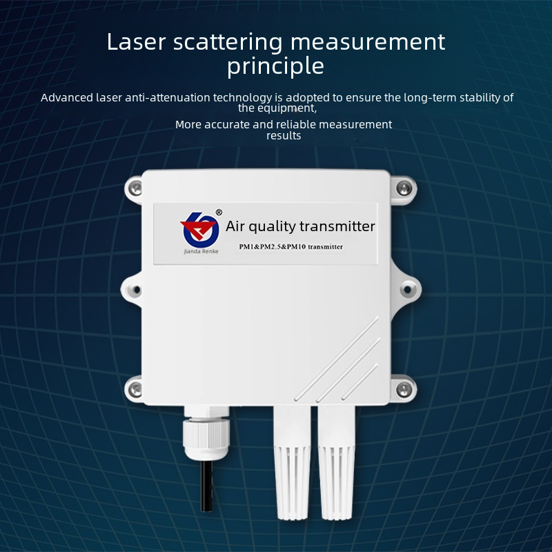 Air Quality Transmitter PM2.5 Sensor PM10 Dust Particle Pollutant Monitoring RS485 Site Dust