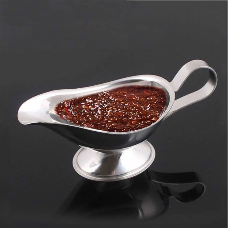 Stainless Steel Juice Boat Western Food Steak Juice Cup Pepper Juice Boat Abalone Juice Cup Buffet Juice Cup Iron Plate Juice Cup Milk Cup