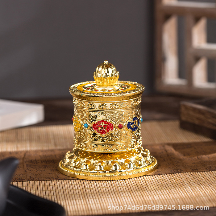 Крутящийся колесо с мантрой Гуаньинь, маленький размер