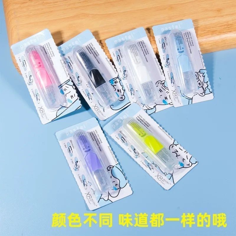 Thai Pastel Smiling Face Eight Immortals Mint Nasal Stick Cooling Nasal Congestion Nasal Artifact Driving Nasal Inhalation to Refresh the Mind