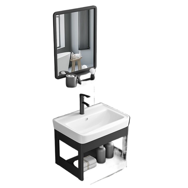Balcony Small Washbasin Bathroom Ceramic Washbasin Simple Small Household Wall-Mounted Washbasin Combination