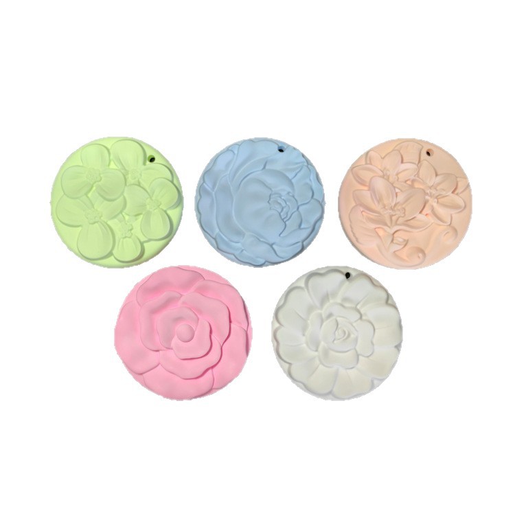 Fang Wei Popular Korean Style Wardrobe Hanging Fragrance Car Pendant Flower Shape Car Fragrance Perfume Expanding Fragrance Gypsum Fragrance Slice