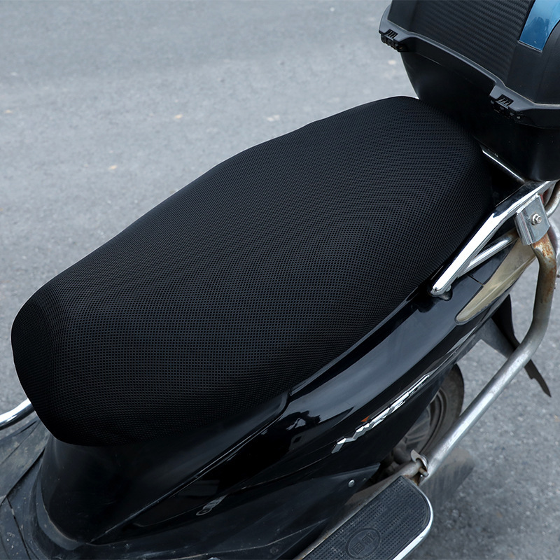 Electric Motorcycle Seat Cover Cushion Cover Summer Pedal Battery Car Heat-proof Waterproof Mesh Cover Four Seasons Universal Seat Cushion Cover
