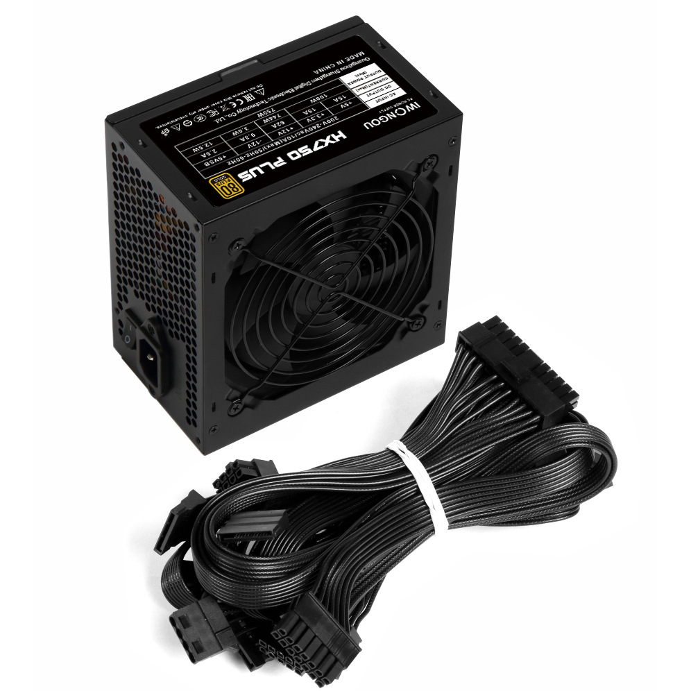 Iwongou Gold Medal 750W Active Pfc Desktop Computer Power Supply