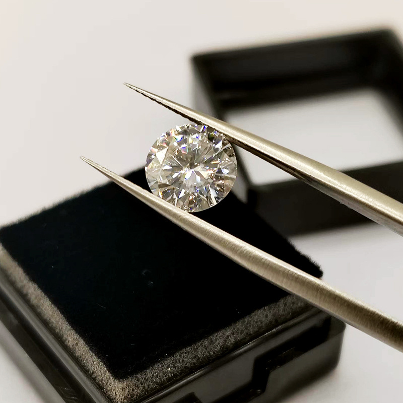 Moissanite Loose Stone Def Color Vvs1 Level 3.0-11.0mm Eight Hearts and Eight Arrows Artificial Jewelry Jade Jewelry Inlay