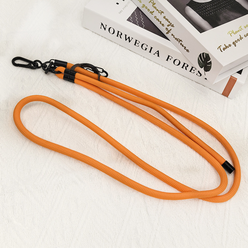 Mobile Phone Lanyard Crossbody Adjustable Metal Clip Hook Climbing Telescopic Strap Rope for Men and Women