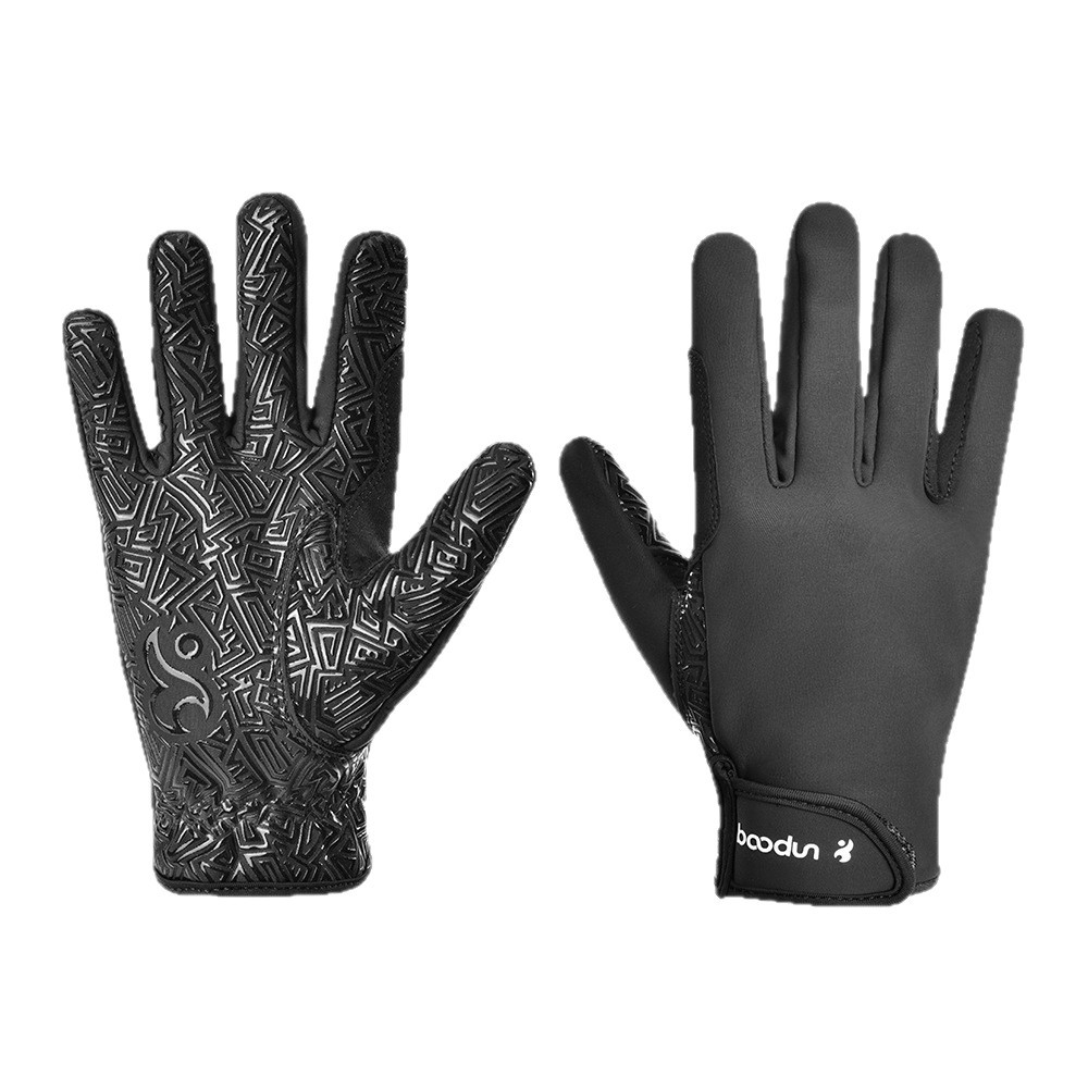Outdoor Winter Velvet Riding Gloves Warm Touch Screen Sports Horse Racing Training Non-Slip Thickened Gloves Manufacturer Wholesale