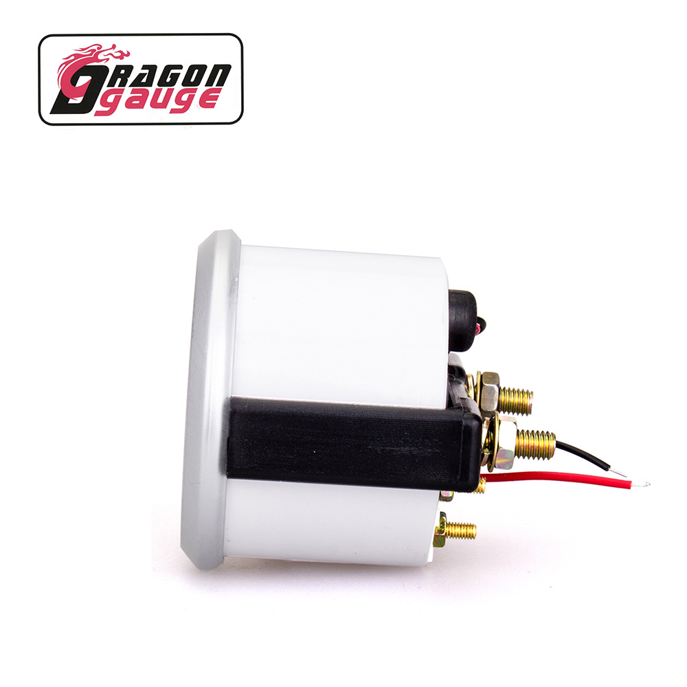 Car Modified Instrument Carbon Surface Oil Pressure Gauge 52Mm/12V Universal Modified Car Oil Pressure Gauge