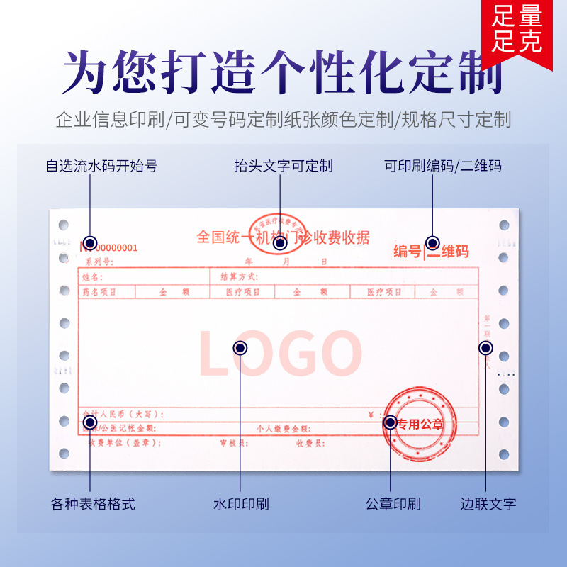 Computer Printing Paper, Three-Part, Two-Part, Multi-Part Delivery Note, Express Note, Sales Note, Unionpay Note, Weighing Note, Custom Printing