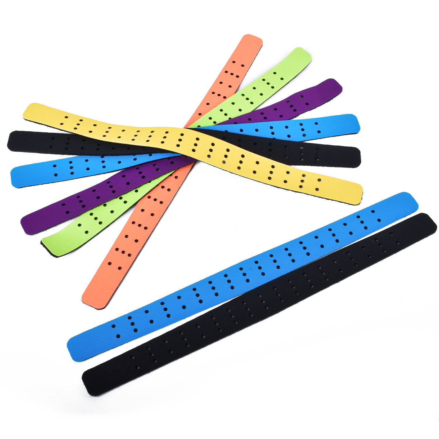 Factory Direct Sales Heart Rate Strap Arm Strap Elastic Lycra Velcro Strap Bluetooth Running Heart Rate Armband