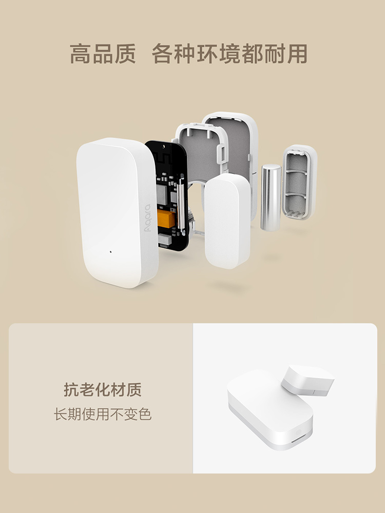 Aqara Green Rice Lianchuang Smart Door and Window Sensor E1 Anti-Theft Has Been Connected to Mijia Homekit Alarm Door Sensor