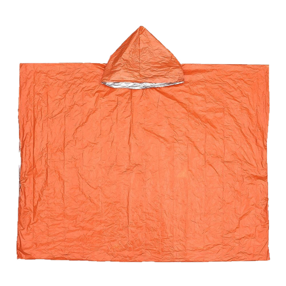 Outdoor Emergency Raincoat, Emergency Thermal Raincoat, Camping Outdoor Anti-Hyperthermia Thermal Insulation Equipment, Survival Equipment