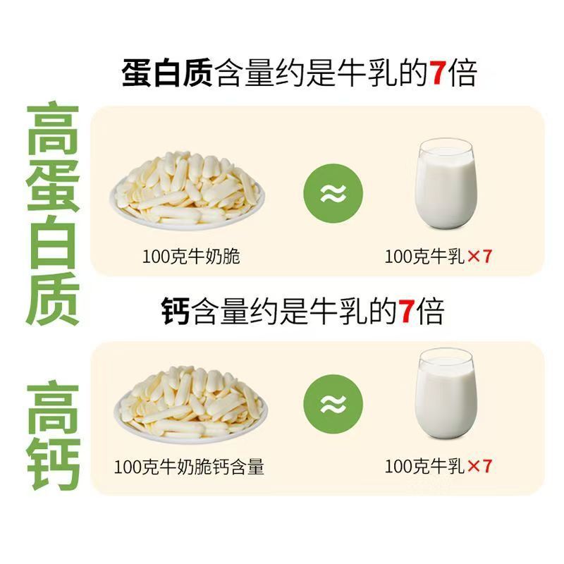 Inner Mongolia Grassland Roasted Yogurt Roasted Fresh Milk Crispy Specialty Milk Bars High Calcium Children's Internet Celebrity Snacks Wholesale