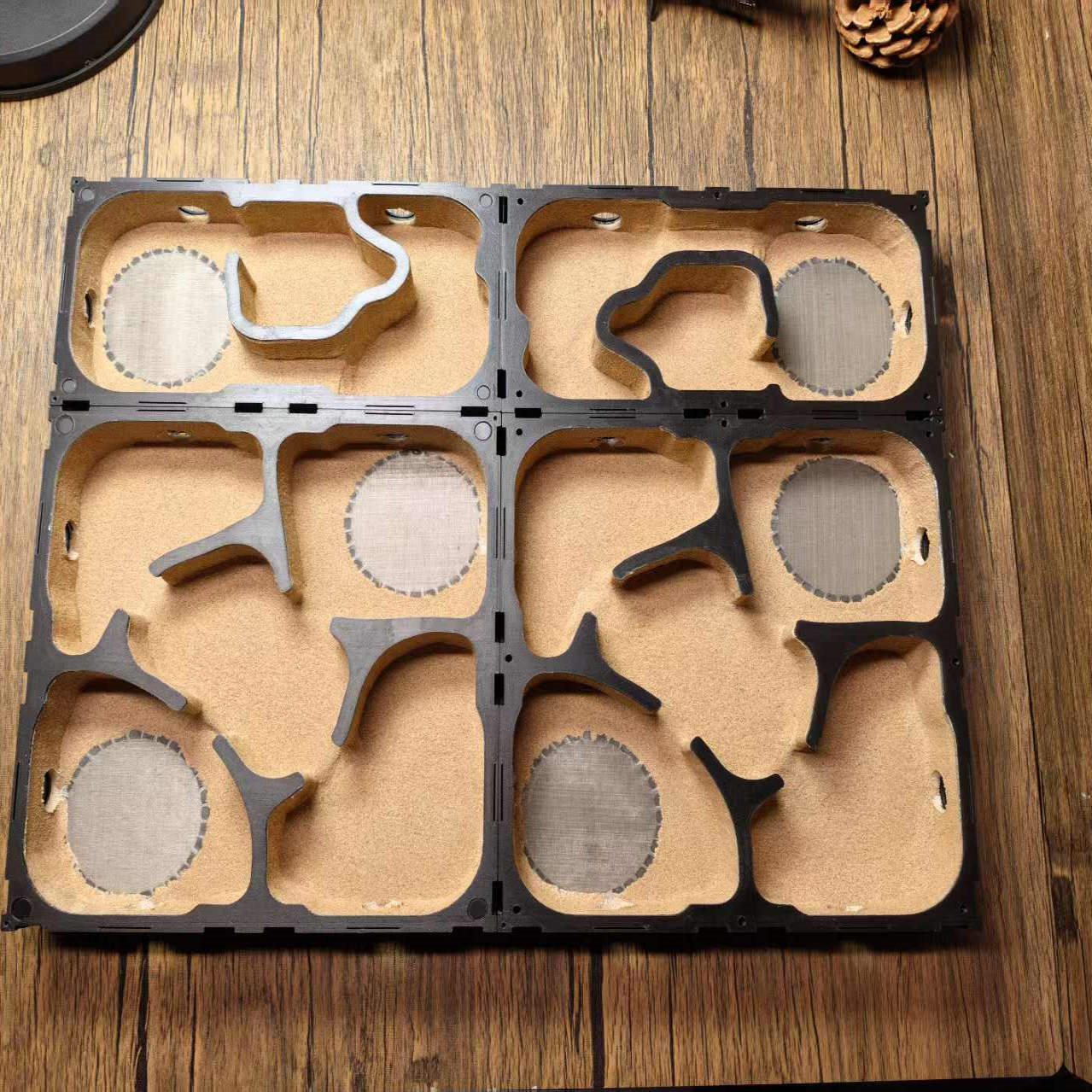 (Четвертое поколение) Модуль гнезда муравья Qiyi, плоское гнездо, 3D-печатное бетонное гнездо, деревянное гнездо, керамическое гнездо, ящик