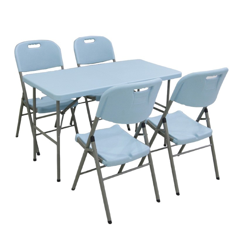 Cross-border Wholesale Folding Table Night Market Stall Special Table Outdoor Camping Long Table Household Desk Dining Table Plastic Net