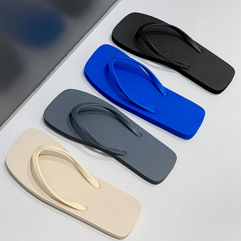 Japanese-Style Women's Summer Breathable Versatile Non-Slip Wear-Resistant Flip-Flops Beach Sandals Wholesale Lightweight Breathable