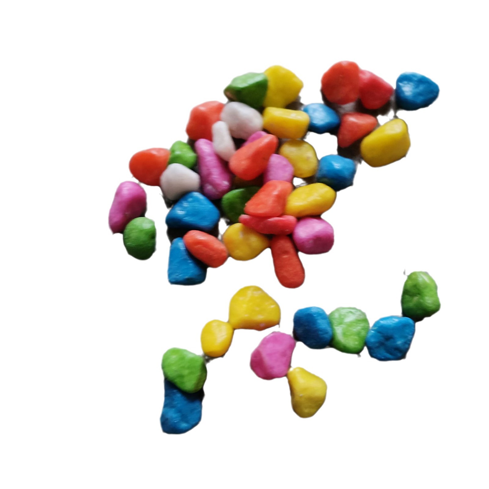 Colorful Stone pot colorful stone small stone breathable succulent fish tank decorative filling pot paving stone bottom