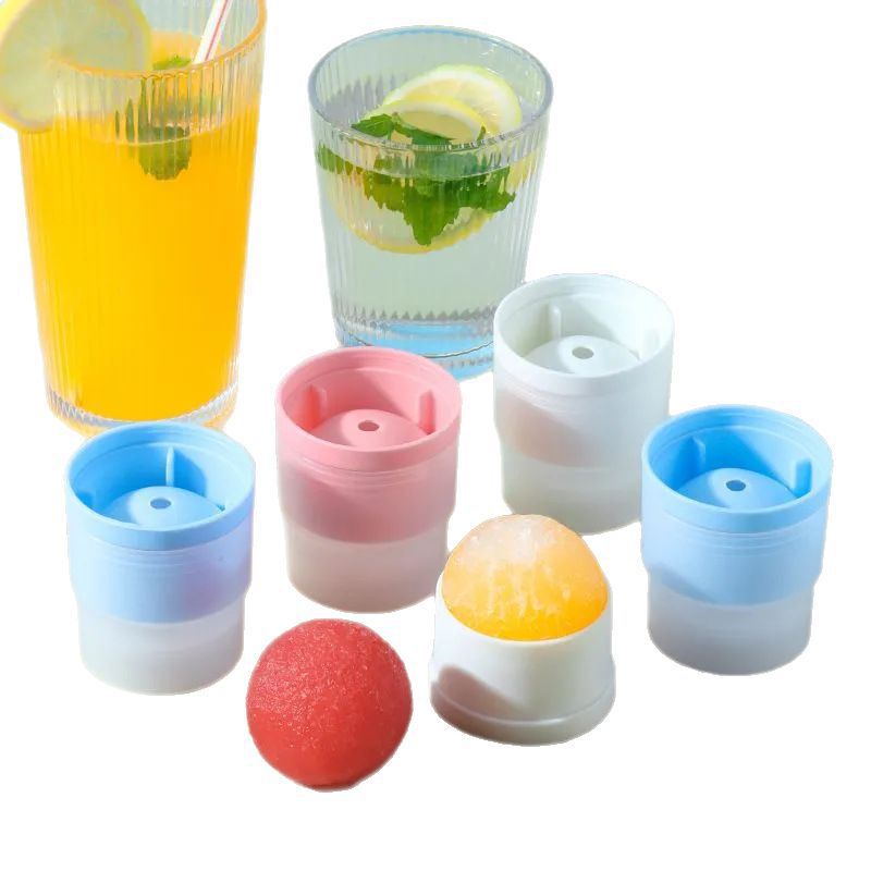 Ready-Made Silicone Ice Ball Maker Round Ice Tray Mold Homemade Whiskey Ice Ball Mold Ice Tray Ice-Making Tool