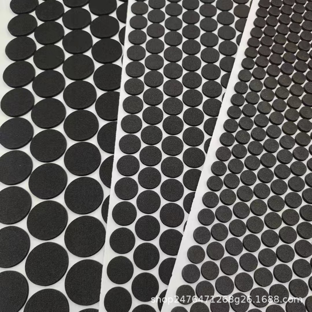 Непоскользящий резиновый коврик черный, поролоновый уплотнитель Eva, амортизирующий ножной коврик, двусторонний и односторонний клей