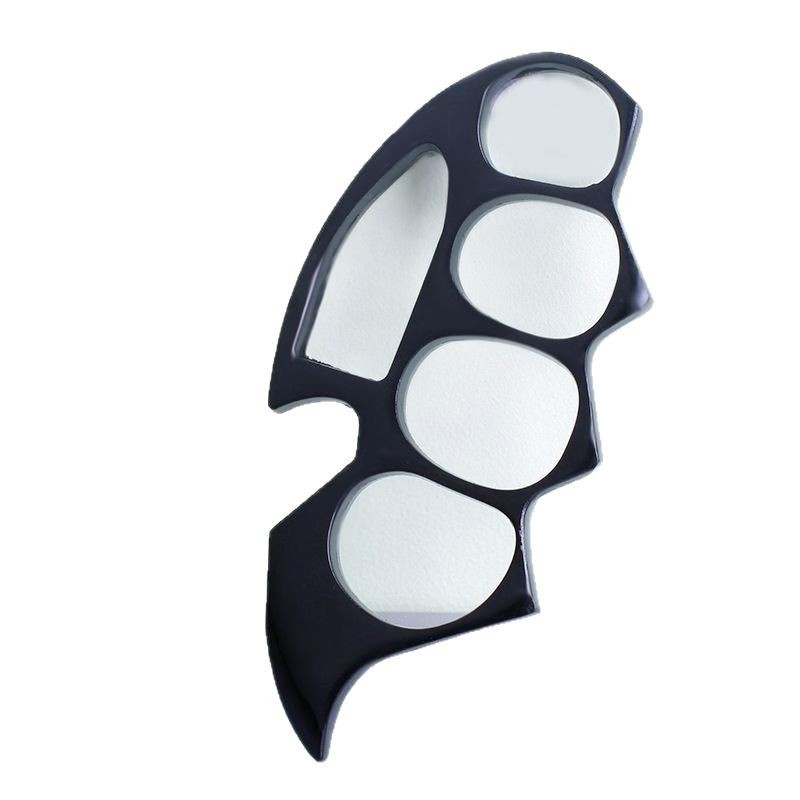 New finger tiger hand brace tiger finger clasp finger tiger anti-wolf four-finger clasp self-defense weapon ring iron fist