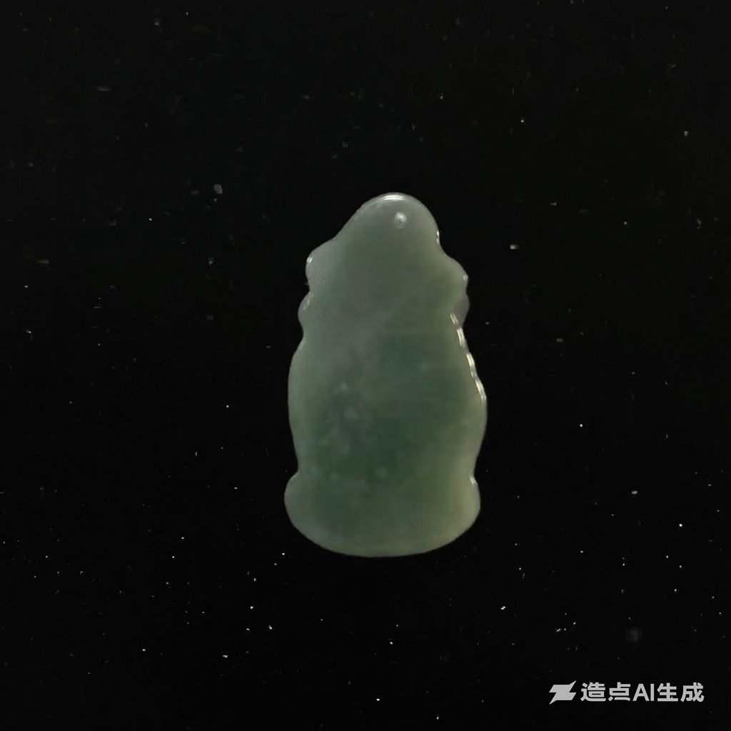 Factory Direct Sales of Natural Jadeite A-Grade God of Wealth Pendant Crafts Gifts Live Supply Wholesale