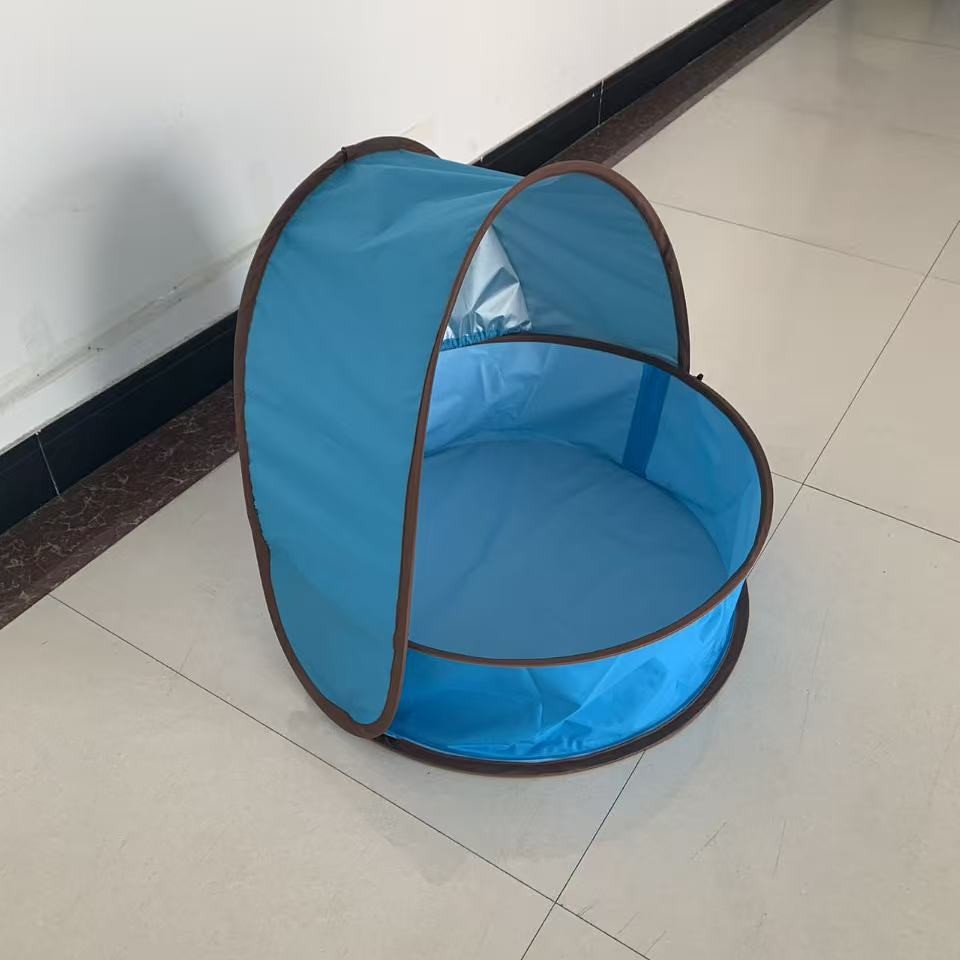 Children's Bath Toys Folding Water Bucket Beach Play Water Sunshade Tent Quick-Open Inflatable Bath Bucket