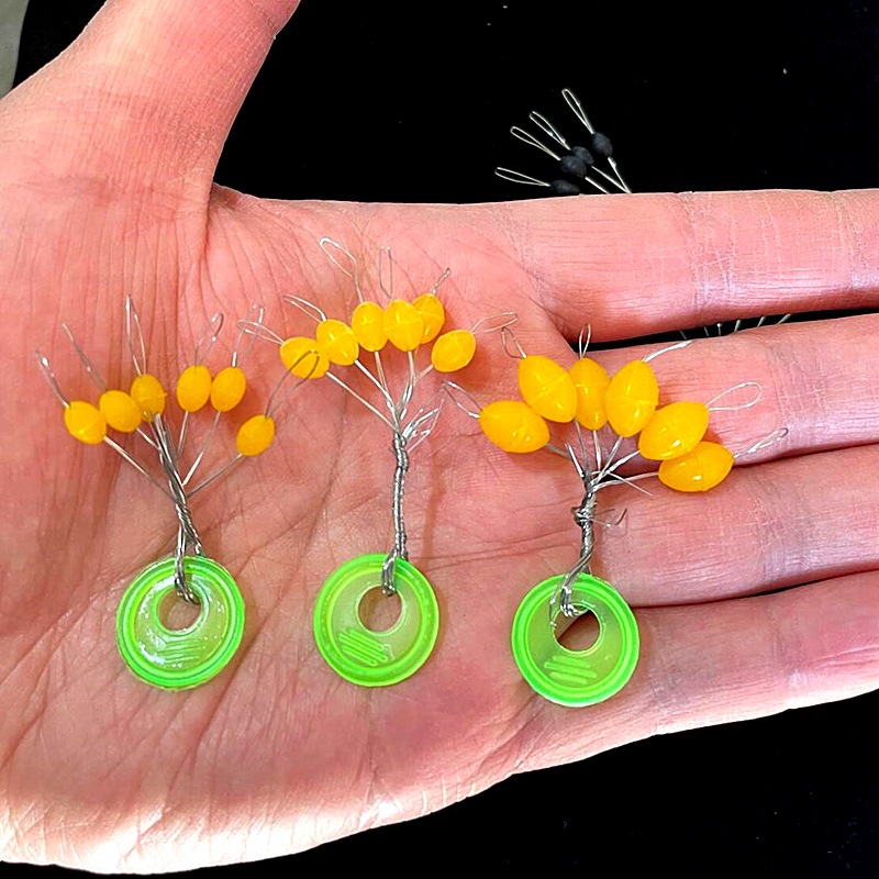 Big Olive Space Bean Top Bean Anti-collision Lead Hole Bean Rod Slightly Bean Extra Large Giant Herring Sturgeon Line Group