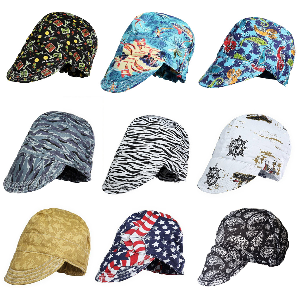 Кэжуальная дышащая шляпа для велоспорта из чистого хлопка, изолированная, пылезащитная, защитная для сварщика