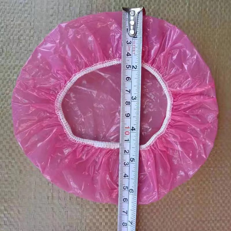 Wholesale solid color disposable plastic bowl cover transparent elastic mouth thickened dust cover wholesale physical photo PE plastic wrap