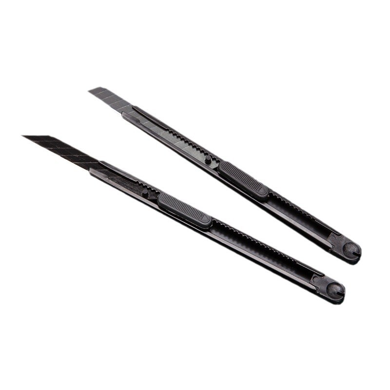 Black Stainless Steel Paper Cutter Metal Small Art Knife Thickened Small Blade Office Unpacking Wallpaper Knife