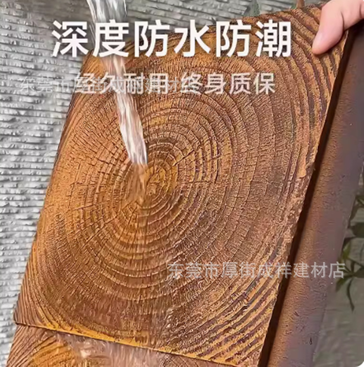 pu annual ring Wood simulation wood grain stone leather retro Wall leather background wall light culture stone indoor and outdoor decorative board wall leather