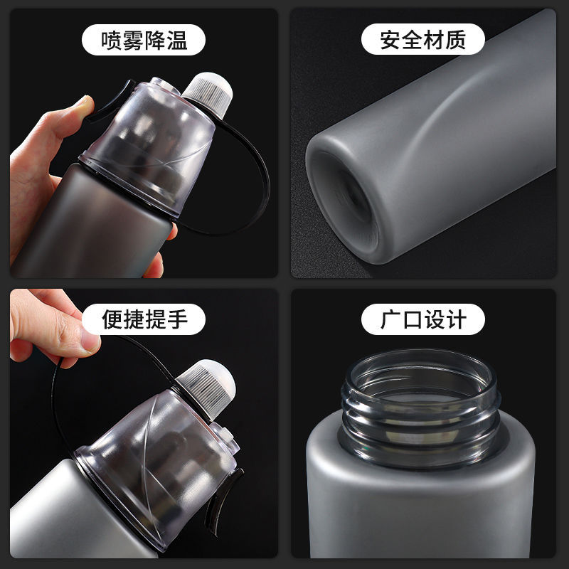 Wholesale spray Cup Kobe James Curry star same style female 3D color printing plastic material sports fitness Cup