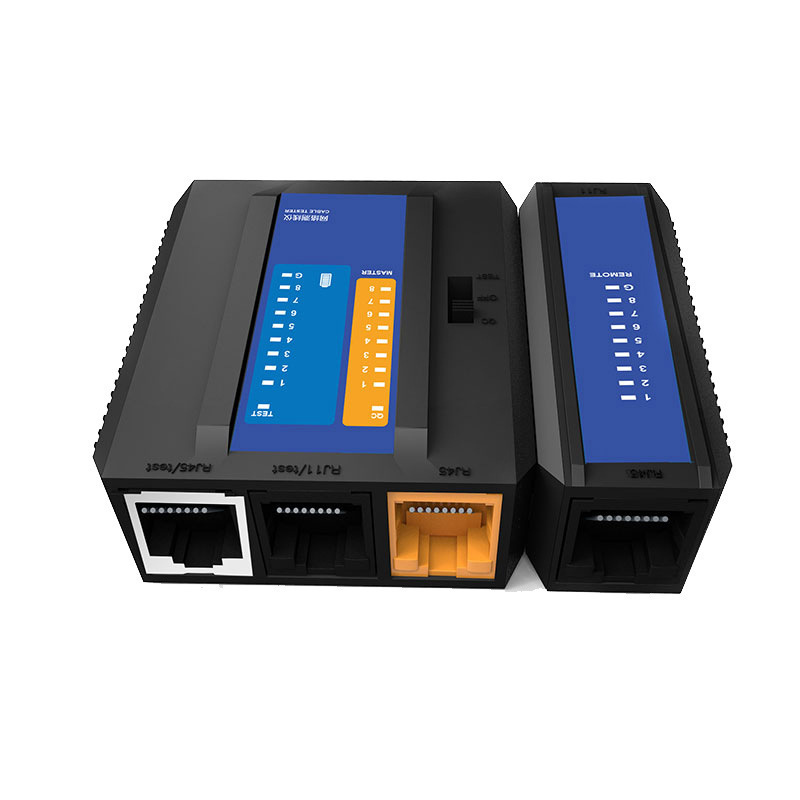 2-in -1 Multifunctional Network Cable Tester Measuring Wire Checker Network Cable Telephone Line Crystal Head Detection Fiber Finder