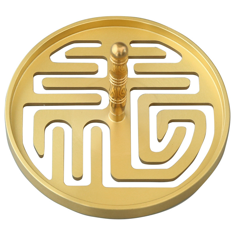 Fragrant seal tools brass incense mold incense print incense extension mold incense way entry full set of seal play extension incense sandalwood ash bet