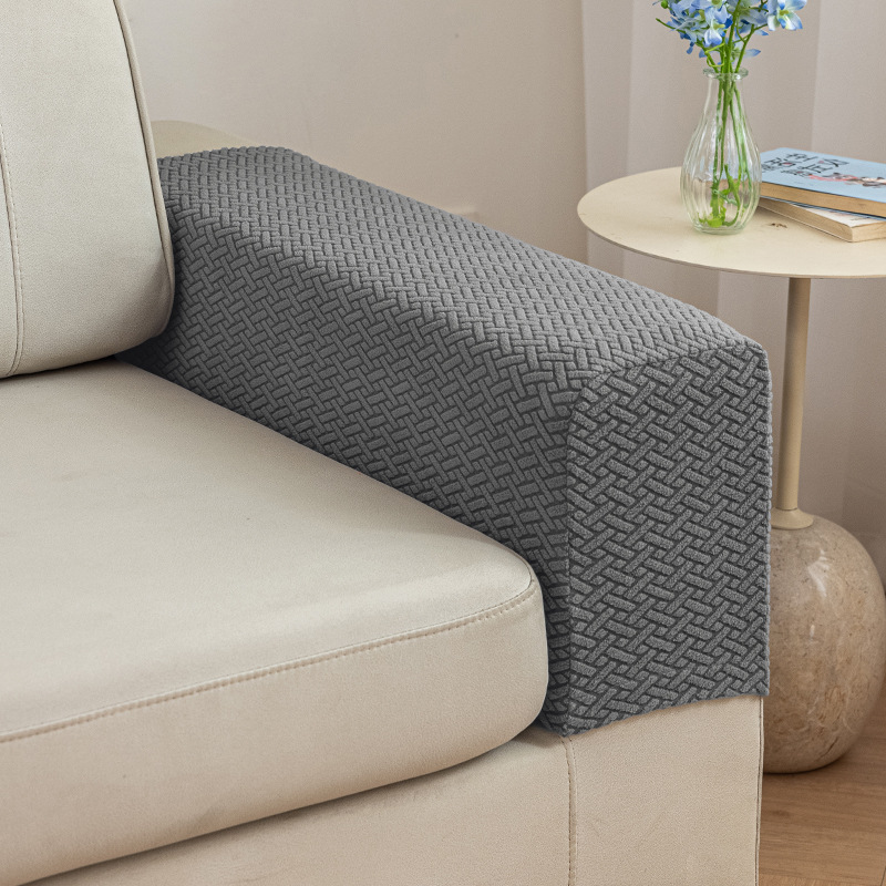 Расширенный Amazon, клетчатый эластичный чехол для подлокотников дивана, утолщенный, противогрязевой, защитный чехол для дома, простой чехол для подлокотников
