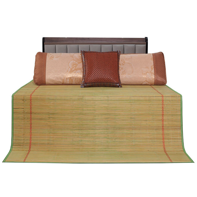 First-Layer Bamboo Mat, Rice Straight Tube Summer Household Mat, Student Dormitory Single Mat, Construction Site Mat
