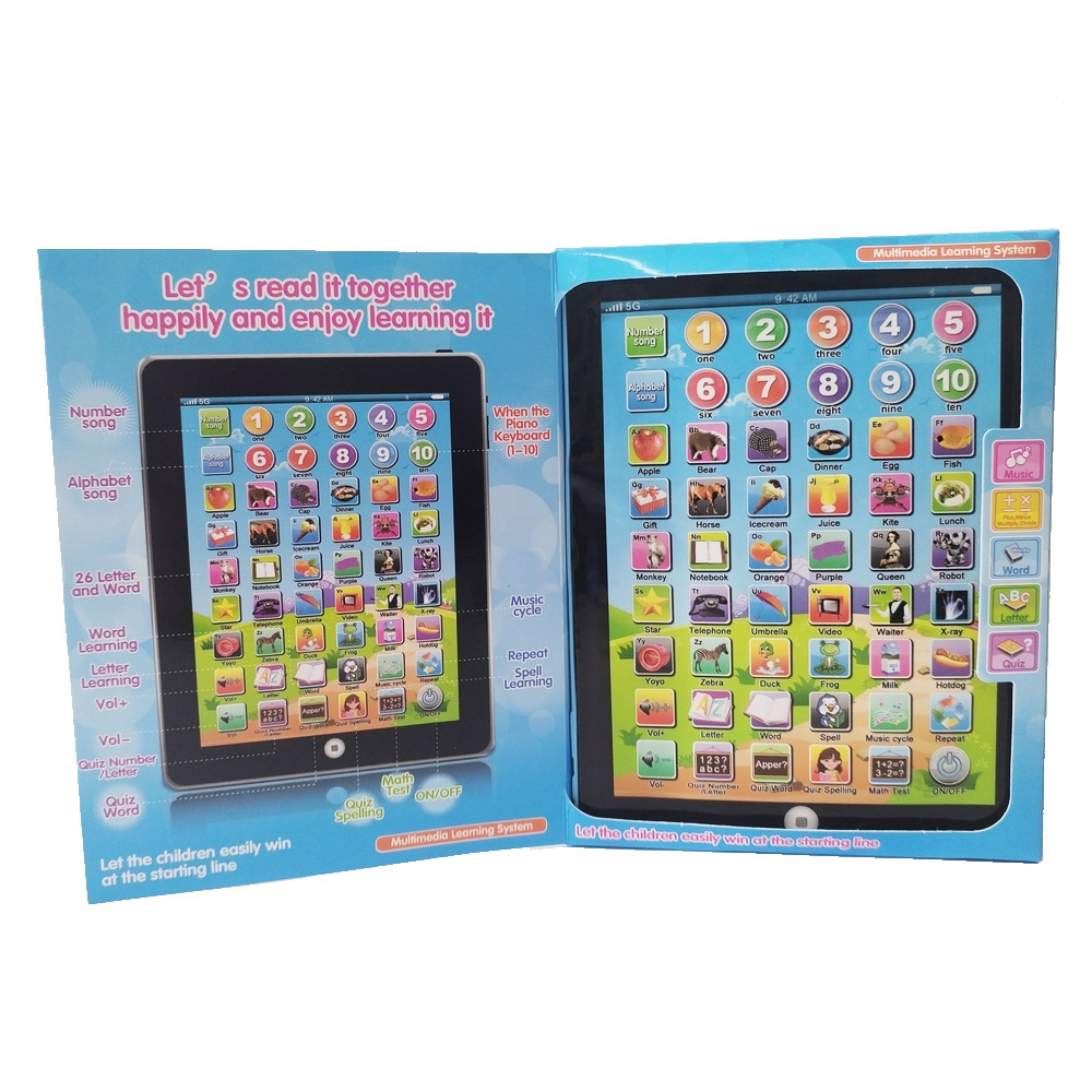 Foreign Trade English Artificial Tablet Learning Story Machine Children's Reading Machine Gift Amazon Educational Early Education Toys