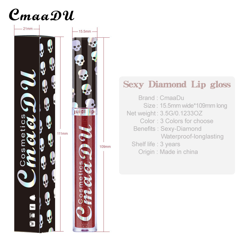Cmaadu 8-Color Lip Gloss Lipstick Please Pay Attention to the Link Disclaimer - Exclusively for Export