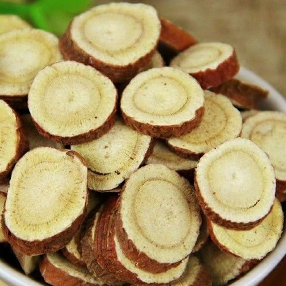 Licorice Slices 500g Gansu Red-Skinned Licorice Soaked in Water Raw Licorice Round Slices for Tea Herbal Medicine Wholesale