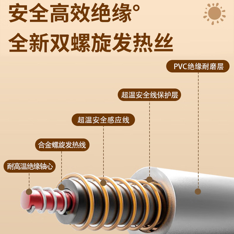 Royalstar Electric Blanket Single/Double Electric Mattress Home Dual-Control Temperature Adjustment Student Dormitory Small Electric Heating Pad Wholesale