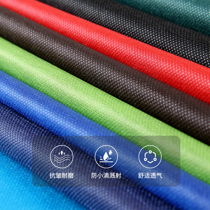 Disposable Apron for Hot Pot Restaurant Eating Crayfish Catering Guests Adult Special Pocket Non-Woven Fabric Custom Logo Printing