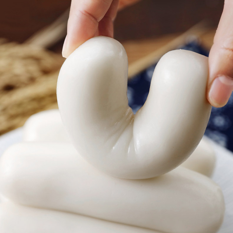 Tudian handmade rice cake slices independent vacuum packaging 500 g/bag Ningbo specialty water mill rice cake fried rice cake slices