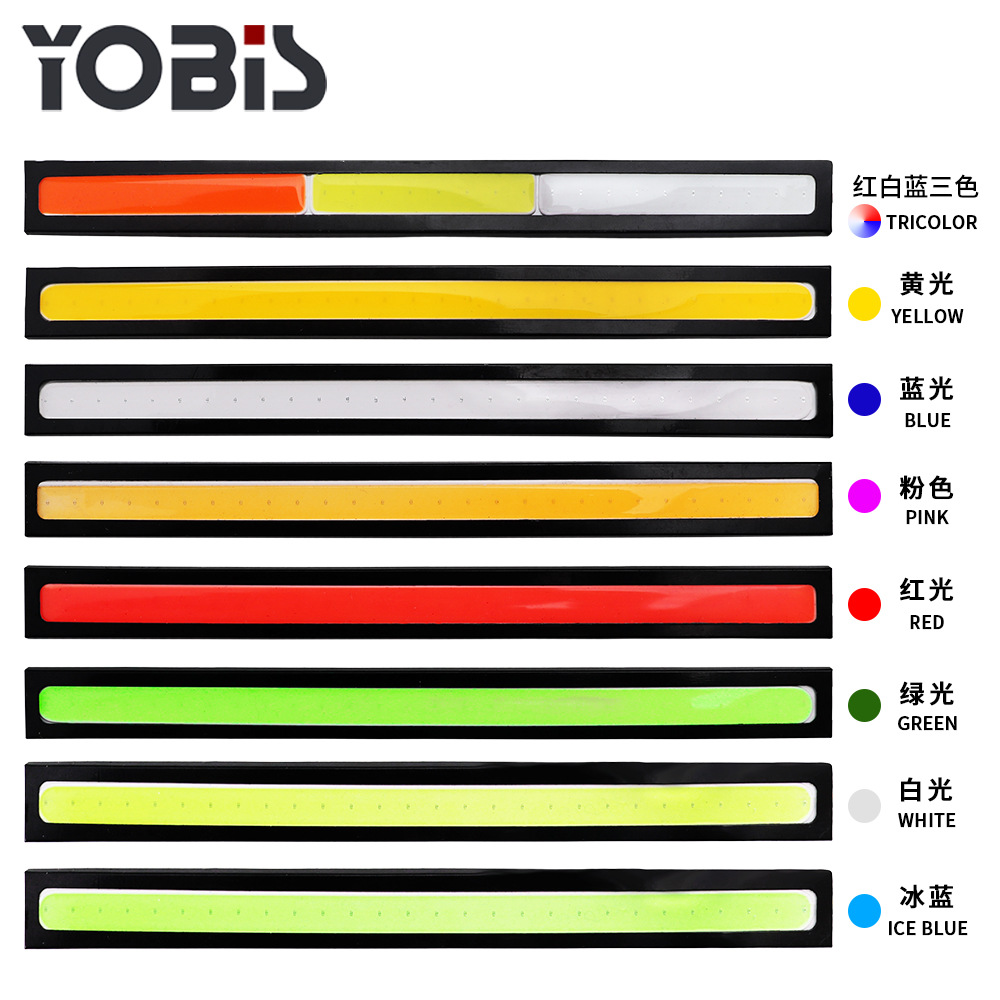 Ubiisi Cob Daytime Running Light 17cm Super Bright Car Daytime Running Light Led Daytime Running Light Ultra-Thin Waterproof Dc12V