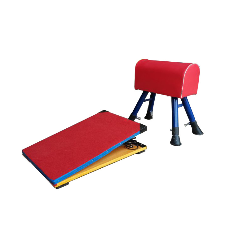 Children's Gymnastics Training Equipment for Kindergarten: Vaulting Horse, Parallel Bars, Vaulting Box, and Springboard Set