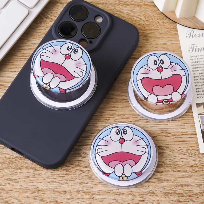 Acrylic Mobile Phone Airbag Holder Customized Magnetic Rotating Glue Special-Shaped Holder Cartoon Star Peripherals Customized